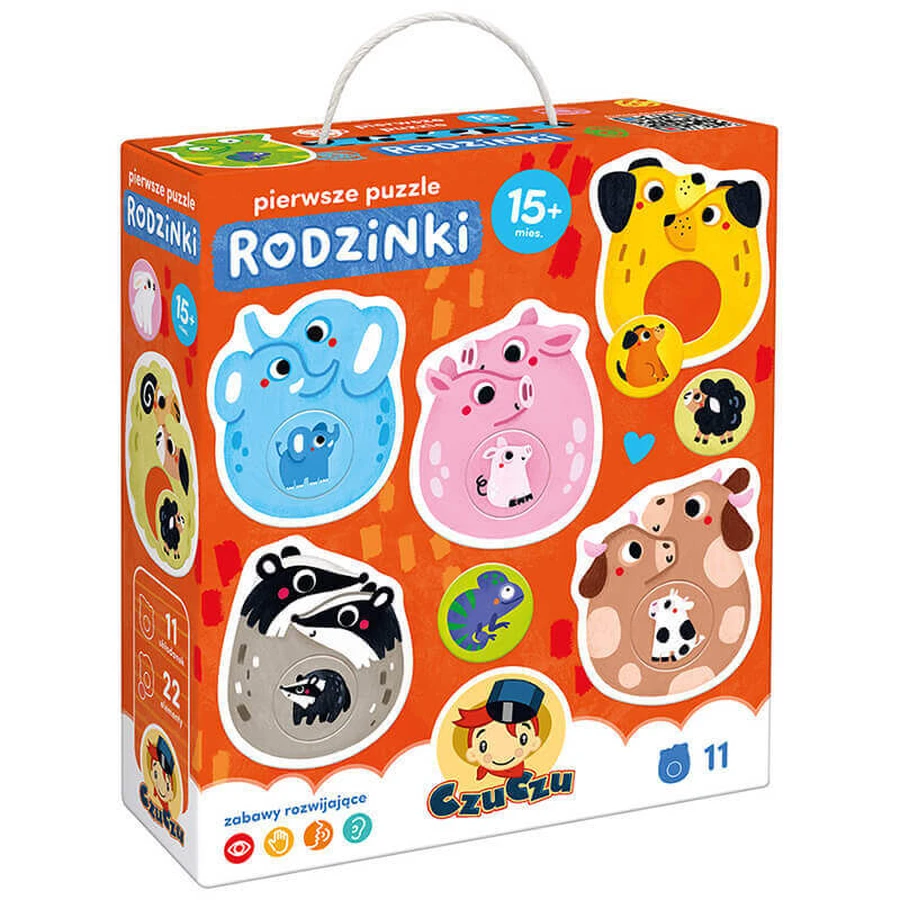 Пазлы CzuCzu First Puzzle Families, для детей от 15 месяцев, 22 элемента: цены и характеристики
