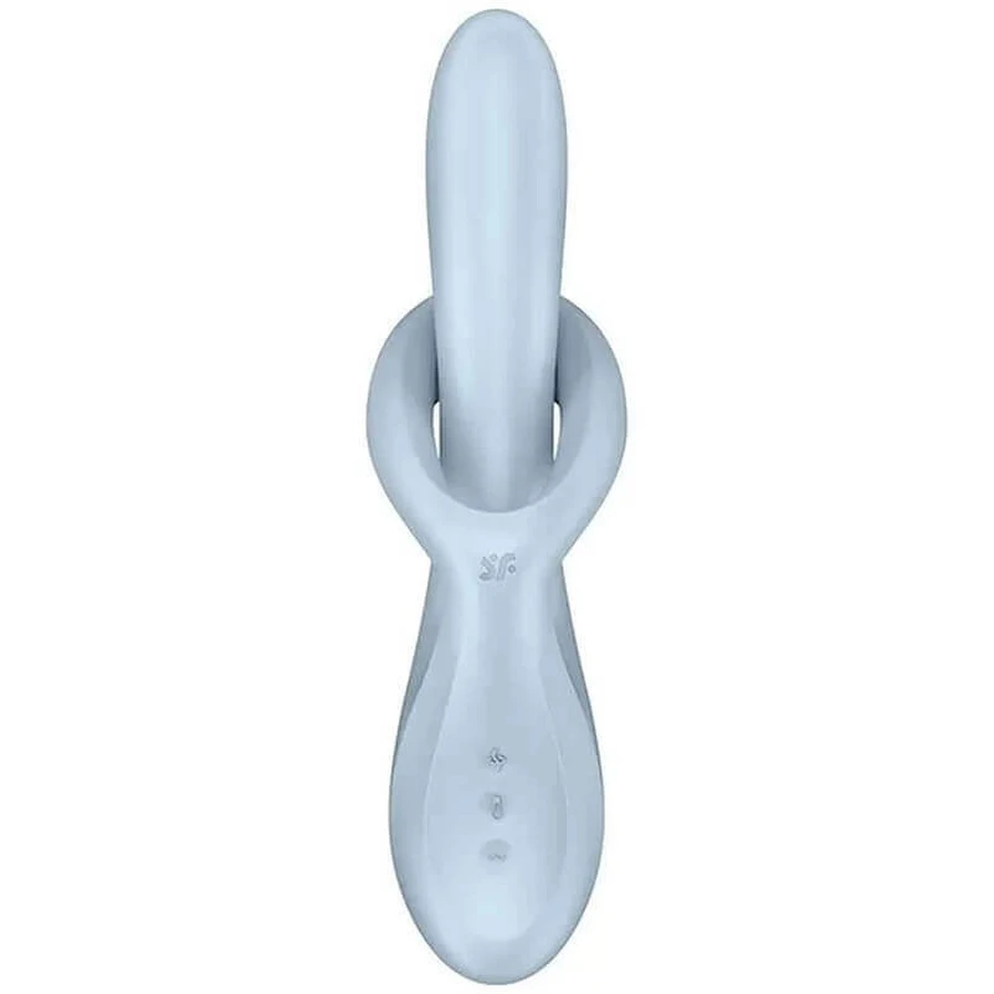 Satisfyer Heat Flex 4, вибратор с подогревом для стимуляции точки G, синий, 1 шт.: цены и характеристики