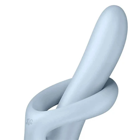 Satisfyer Heat Flex 4, вибратор с подогревом для стимуляции точки G, синий, 1 шт.: цены и характеристики