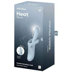 Satisfyer Heat Flex 4, вибратор с подогревом для стимуляции точки G, синий, 1 шт.: цены и характеристики