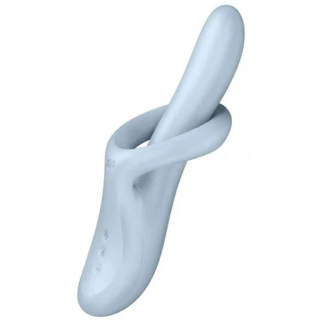 Satisfyer Heat Flex 4, вибратор с подогревом для стимуляции точки G, синий, 1 шт.: цены и характеристики
