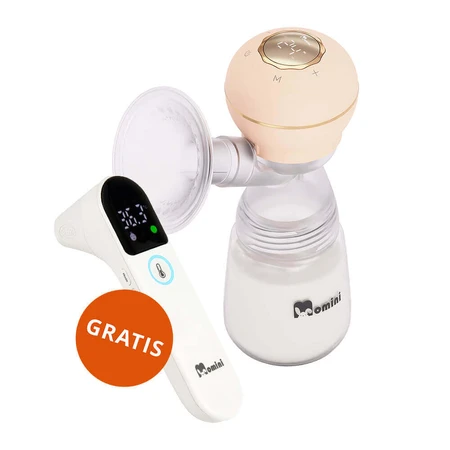 Momini BlissPump, електронний молоковідсмоктувач, одинарний, 4-фазний, бездротовий + LittleCare, безкоштовний інфрачервоний термометр: ціни та характеристики