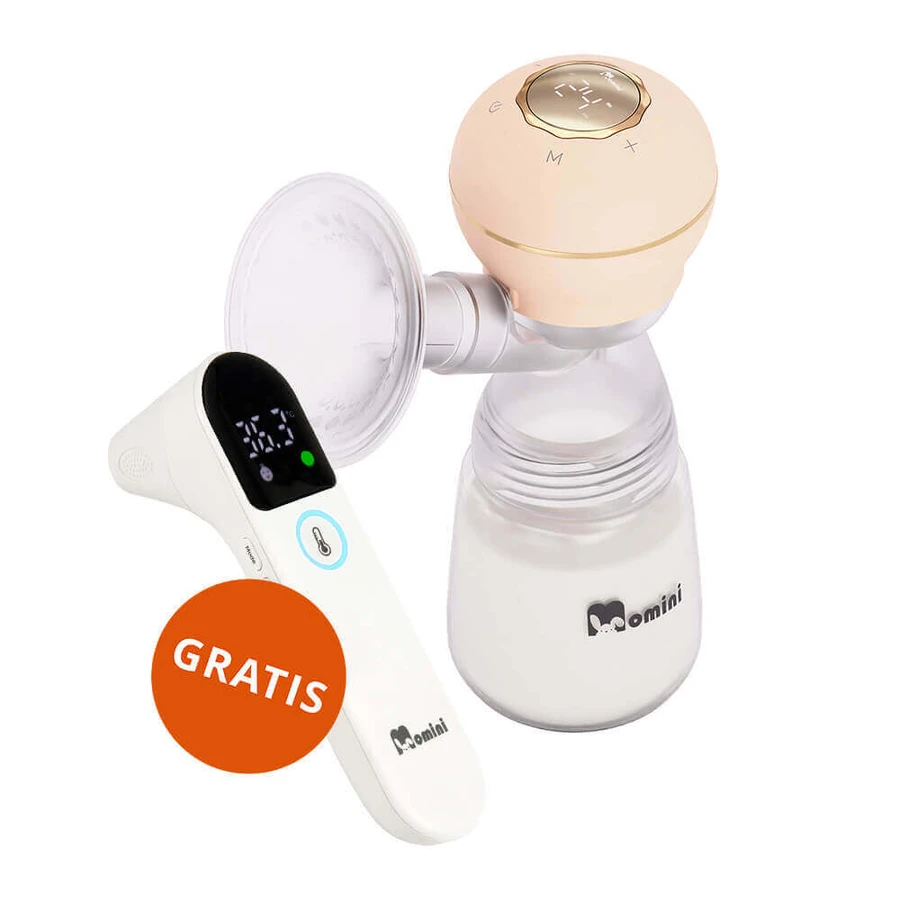 Momini BlissPump, електронний молоковідсмоктувач, одинарний, 4-фазний, бездротовий + LittleCare, безкоштовний інфрачервоний термометр: ціни та характеристики