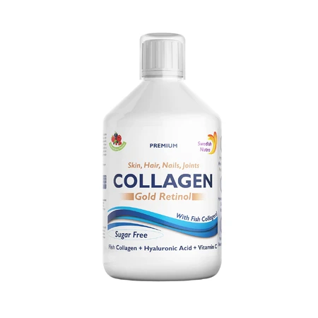 Swedish Nutra Marine Collagen Gold Retinol 12500 мг, ягодный вкус, 500 мл: цены и характеристики