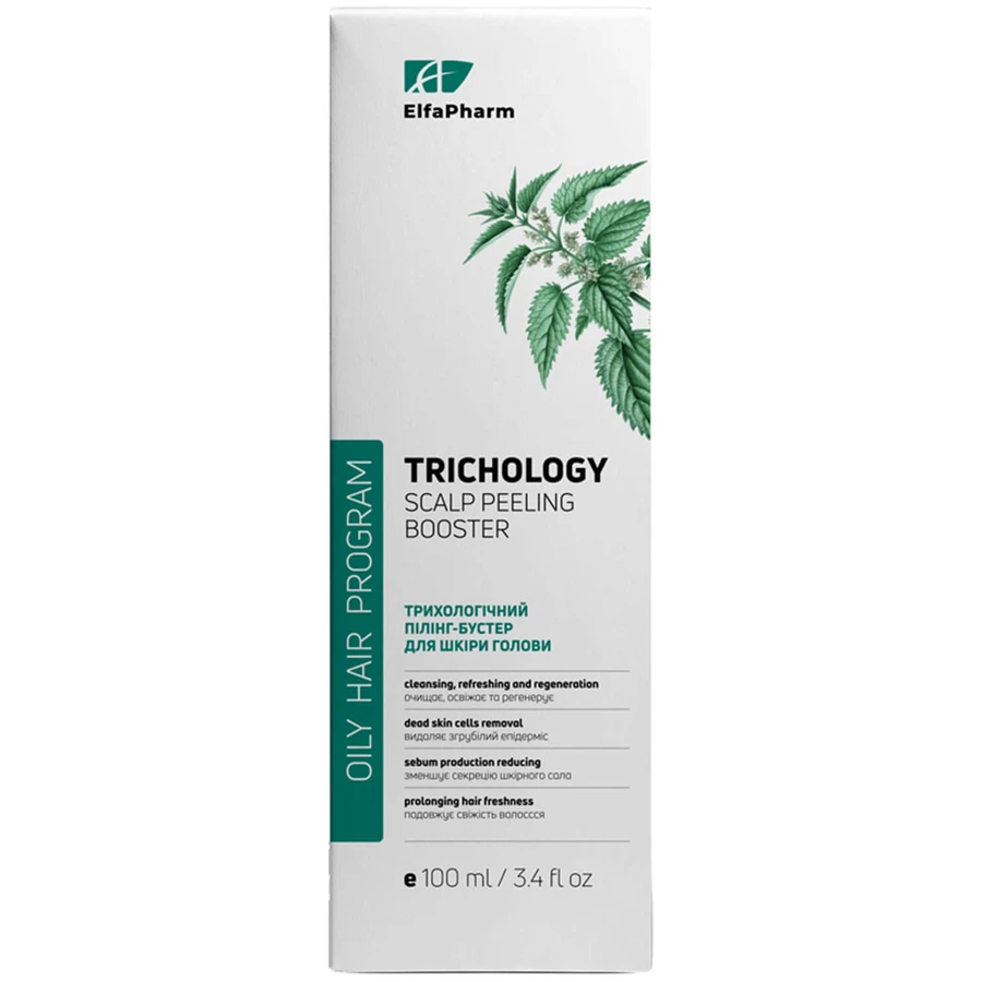 Пилинг-бустер для кожи головы Elfa Pharm Oily Hair трихологический 100 мл: цены и характеристики