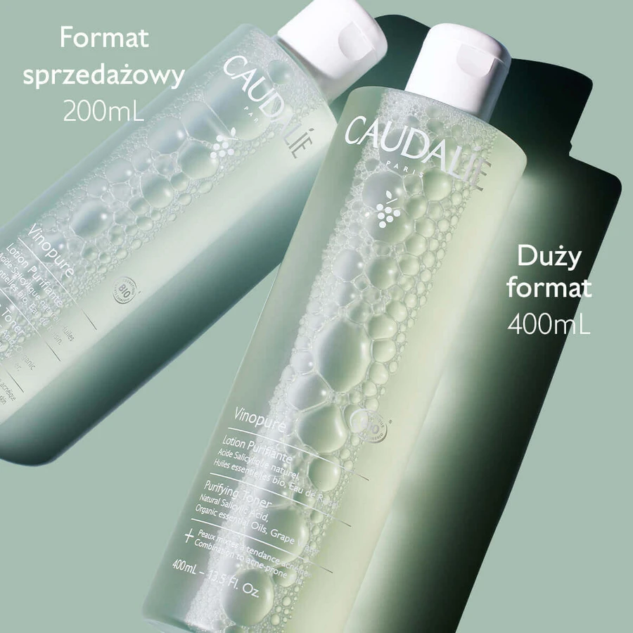 Caudalie Vinopure, тонік для очищення обличчя, 400 мл: ціни та характеристики