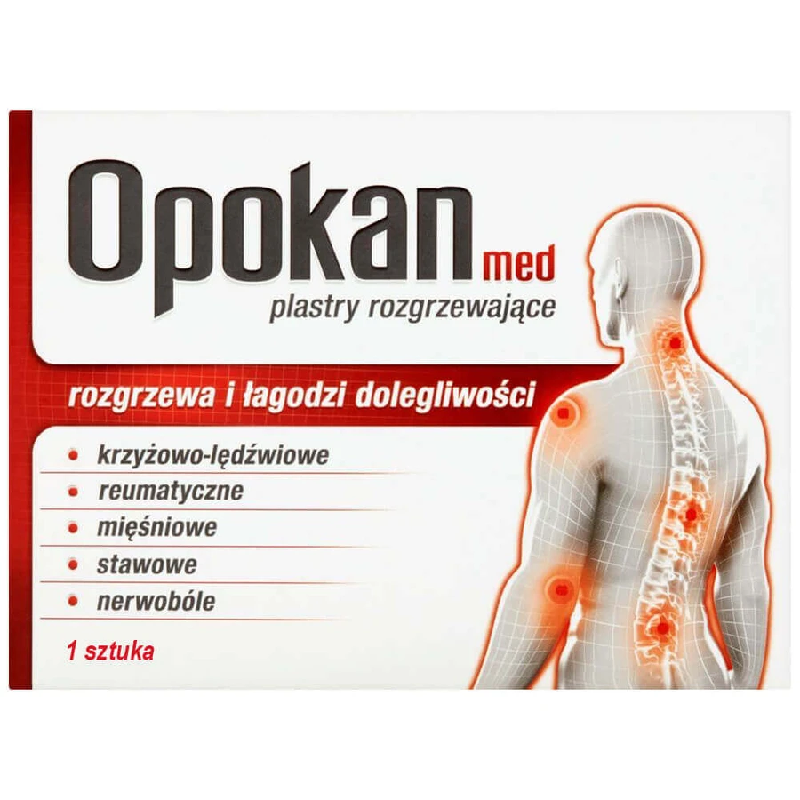 Opokan Med, зігріваючий пластир, 1 штука: ціни та характеристики