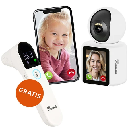Momini CommuniCare, двостороння електронна няня + LittleCare, інфрачервоний термометр безкоштовно: ціни та характеристики