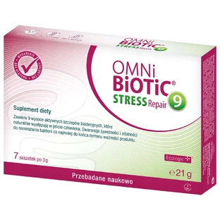 OmniBiotic Stress Repair 9, порошок, 3 г х 7 пакетиків