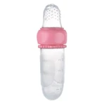 Canpol Babies, силиконовая трубочка для мусса и фруктов, розовая, с 6 месяцев, 1 шт.: цены и характеристики