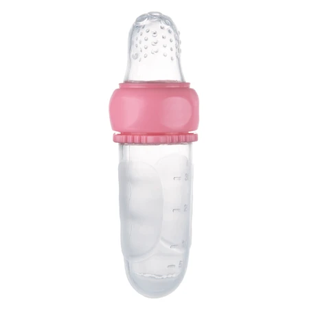 Canpol Babies, силиконовая трубочка для мусса и фруктов, розовая, с 6 месяцев, 1 шт.: цены и характеристики