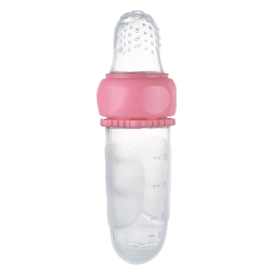 Canpol Babies, силиконовая трубочка для мусса и фруктов, розовая, с 6 месяцев, 1 шт.: цены и характеристики