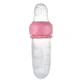 Canpol Babies, силиконовая трубочка для мусса и фруктов, розовая, с 6 месяцев, 1 шт.