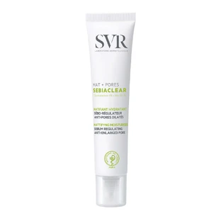 SVR Sebiaclear Mat+Pores, матуючий крем, 40 мл + Sebiaclear, гель, 55 мл з косметичкою безкоштовно