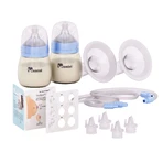 Momini TwinPump, електронний молоковідсмоктувач, подвійний, 4-фазний + LittleCare, безкоштовний інфрачервоний термометр: ціни та характеристики
