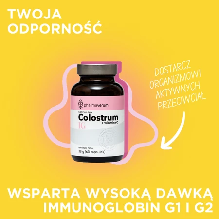 Pharmaverum Colostrum IG, 60 капсул: ціни та характеристики