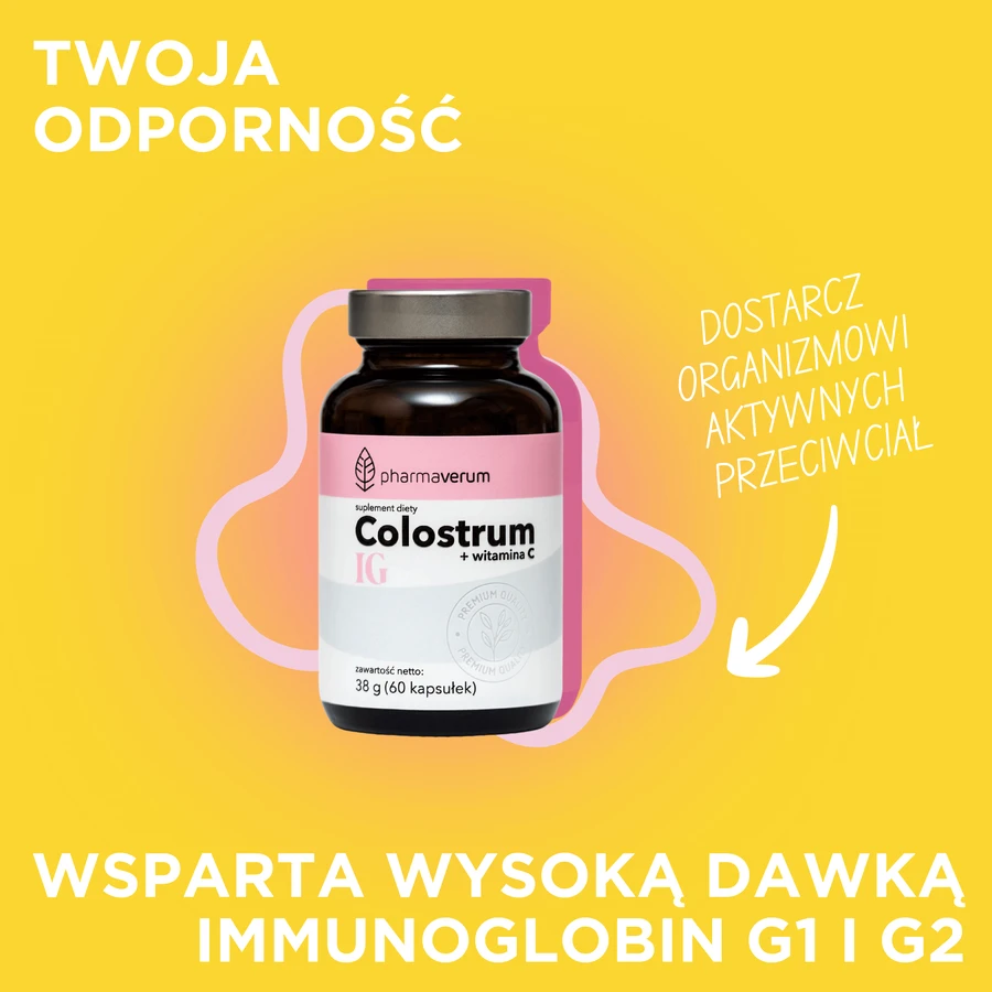 Pharmaverum Colostrum IG, 60 капсул: ціни та характеристики