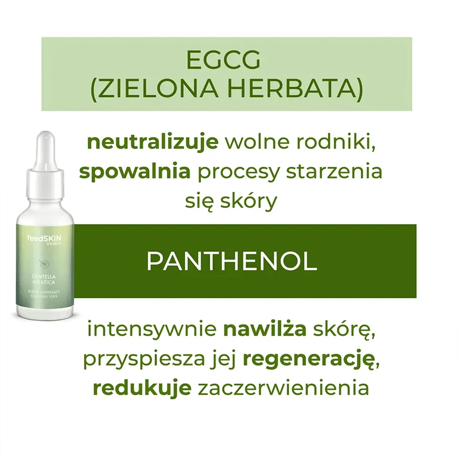 Sylveco FeedSkin Centella Asiatica, заспокійливий еліксир з центеллою азіатською, 30 мл: ціни та характеристики