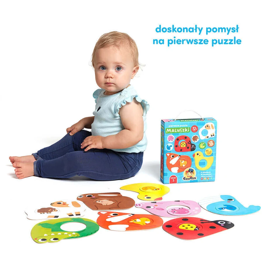 CzuCzu First Toddler Puzzles, пазли для дітей, від 12 місяців, 16 елементів: ціни та характеристики