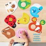 CzuCzu First Toddler Puzzles, пазли для дітей, від 12 місяців, 16 елементів: ціни та характеристики