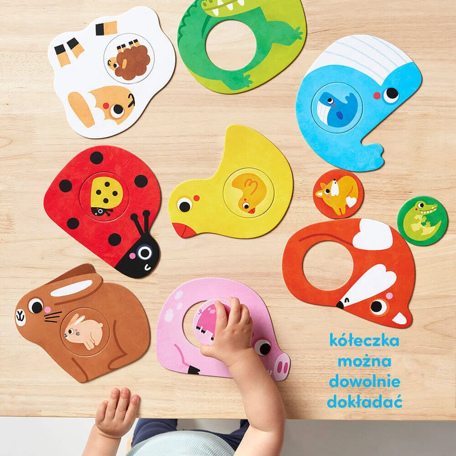 CzuCzu First Toddler Puzzles, пазли для дітей, від 12 місяців, 16 елементів: ціни та характеристики