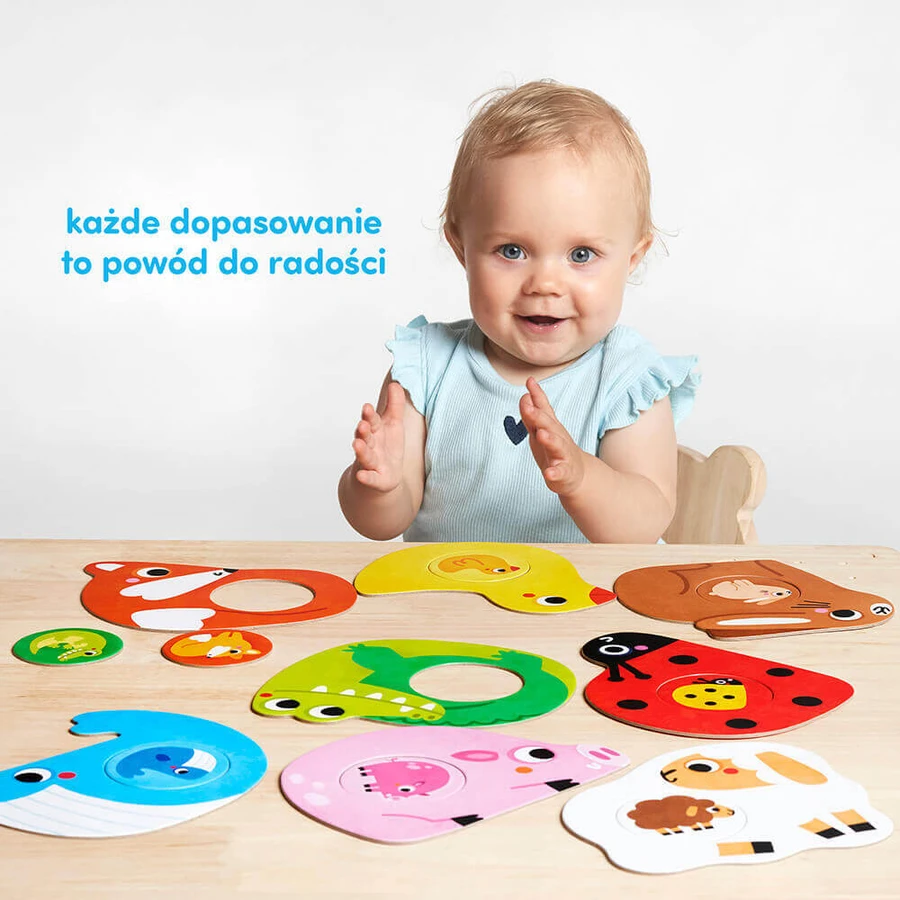 CzuCzu First Toddler Puzzles, пазли для дітей, від 12 місяців, 16 елементів: ціни та характеристики