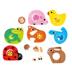 CzuCzu First Toddler Puzzles, пазли для дітей, від 12 місяців, 16 елементів: ціни та характеристики