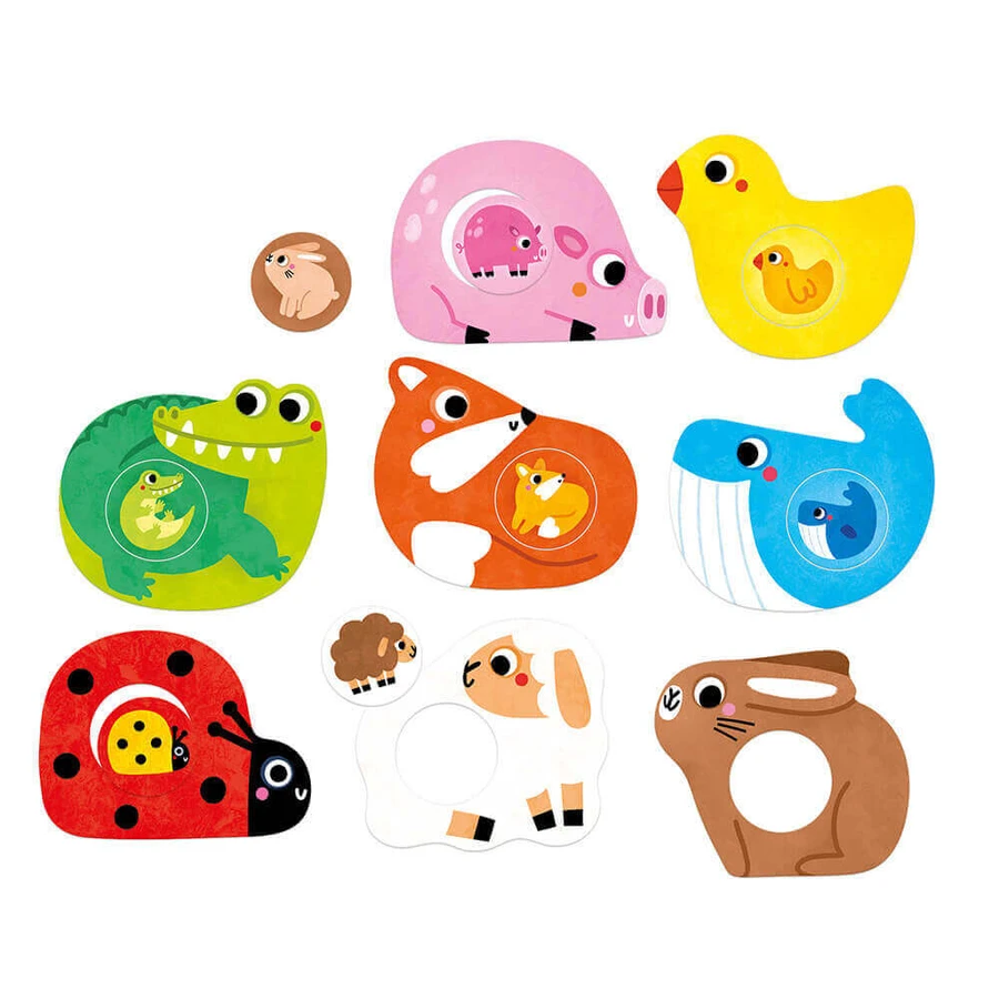 CzuCzu First Toddler Puzzles, пазли для дітей, від 12 місяців, 16 елементів: ціни та характеристики
