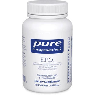 Масло примулы вечерней Pure Encapsulations E.P.O. Evening Primrose Oil 500 мг, капсулы № 100 