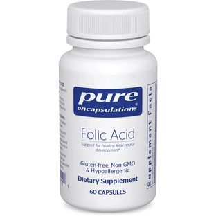 Фолієва кислота Pure Encapsulations Folic Acid 800 мкг капсули №60