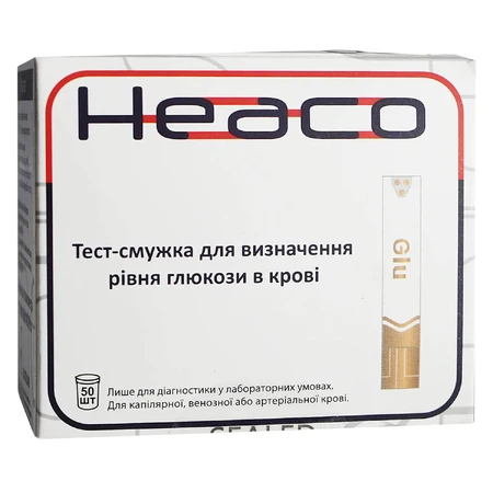 Тест-смужки для глюкометра Heaco Gold AQ Plus 50 шт: цены и характеристики
