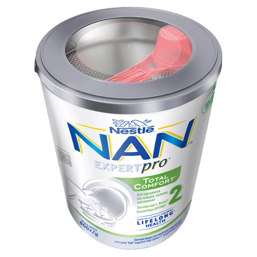 Смесь сухая молочная Nestle (Нестле) NAN-2 ExpertPro Total Comfort для детей от 6 месяцев, 800 г: цены и характеристики