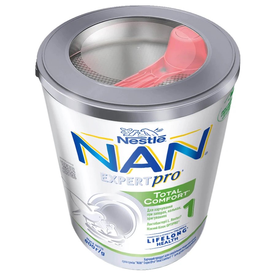 Смесь детская Nestle Нан ExpertPro Total Comfort 1 с рождения 800 г: цены и характеристики