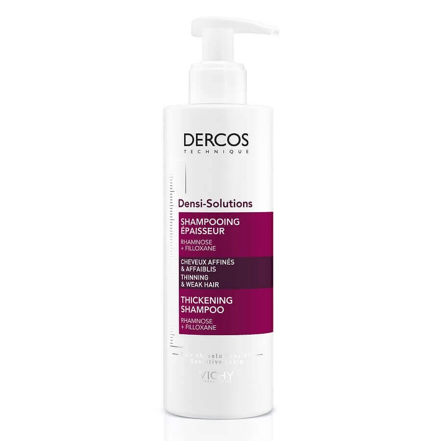 Шампунь Dercos Densi-Solutions для тонкого та стоншеного волосся з ущільнюючим ефектом, 250 мл, Vichy: ціни та характеристики