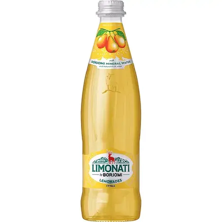 Лимонад Borjomi Limonati со вкусом Груши сильногазированный 0.5 л: цены и характеристики