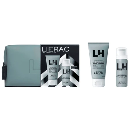 Набор Lierac Homme: Бальзам после бритья, 75 мл + Пена для бритья, 50 мл в косметичке: цены и характеристики