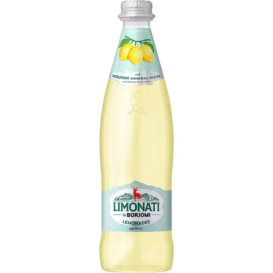 Лимонад Borjomi Limonati Цитрус сильногазований 0.5 л: ціни та характеристики