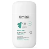 Флюїд дитячий Babe Laboratorios Pediatric сонцезахисний мінеральний SPF 50 з пантенолом і пребіотиком 50 мл