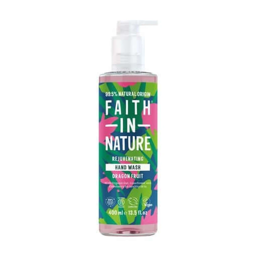 Рідке мило для рук Faith In Nature Rejuvenating Hand Wash з фруктом дракона, 400 мл: ціни та характеристики