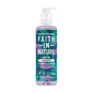 Рідке мило для рук Faith In Nature Relaxing Hand Wash з лавандою та геранню, 400 мл