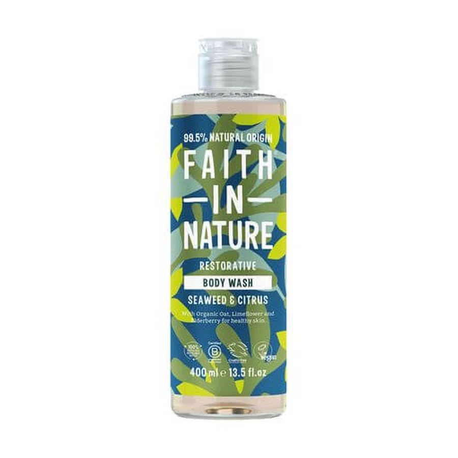 Гель для душа Faith In Nature Restorative Body Wash с морскими водорослями и цитрусом, 400 мл: цены и характеристики