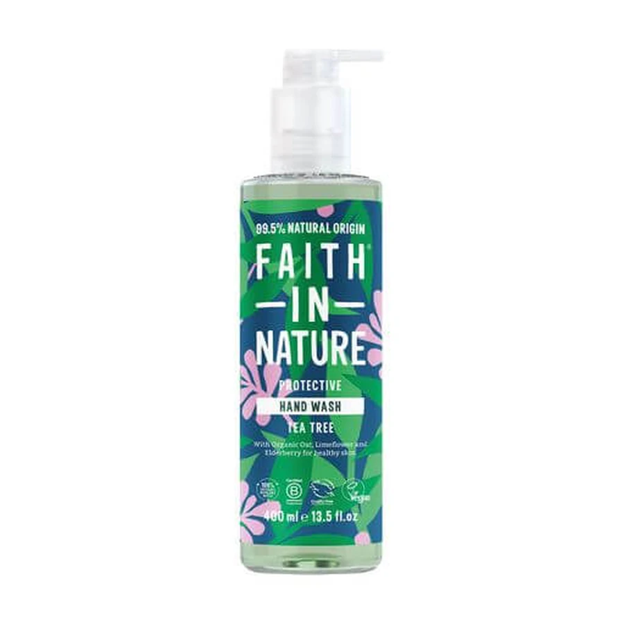 Рідке мило для рук Faith In Nature Protective Hand Wash з чайним деревом, 400 мл: ціни та характеристики