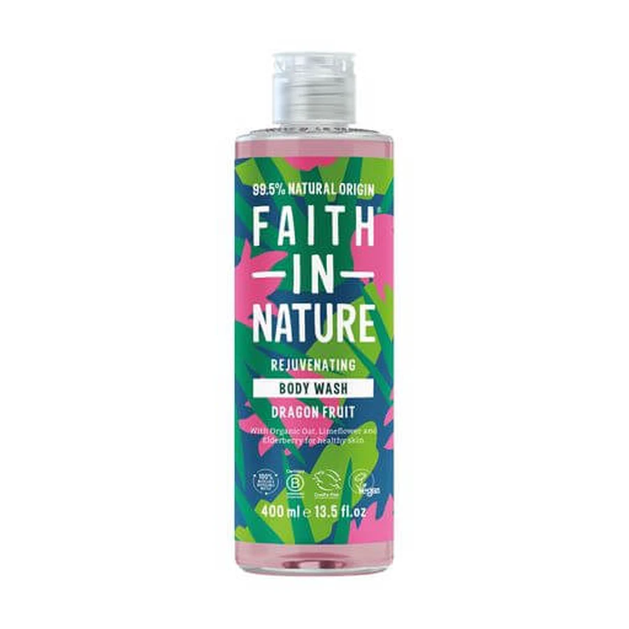Гель для душа Faith In Nature Rejuvenating Body Wash с фруктом дракона, 400 мл: цены и характеристики
