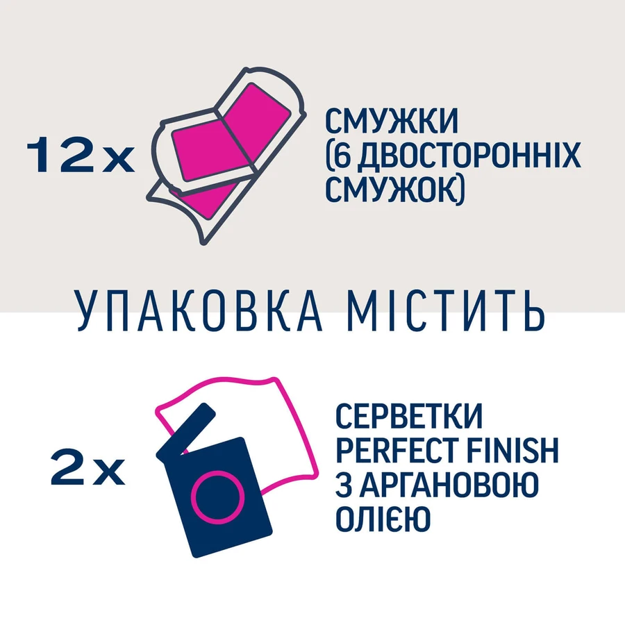 Воскові смужки для депіляції Veet Professional для нормальної шкіри 12 шт : ціни та характеристики