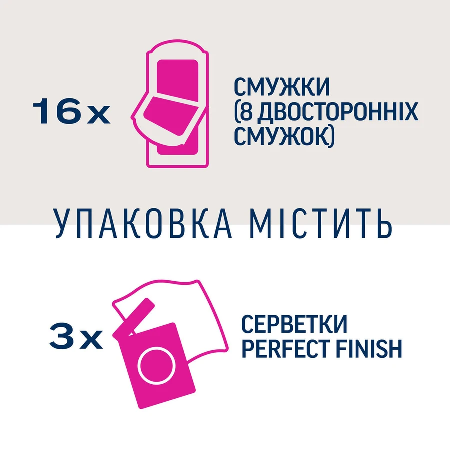 Воскові смужки для депіляції Veet Minima для чутливої шкіри лінії бікіні та області під пахвами 16 шт: ціни та характеристики