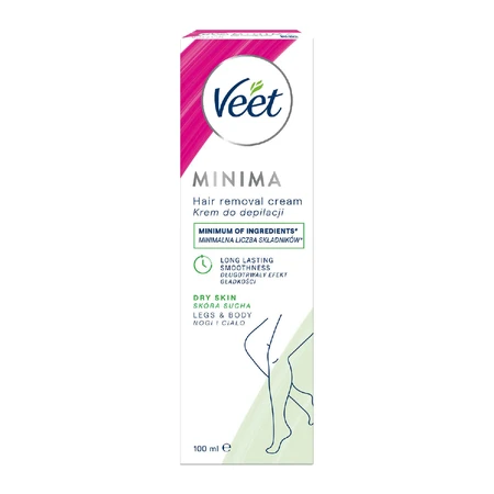 Крем для депіляції Veet Minima для сухої шкіри 100 мл : ціни та характеристики
