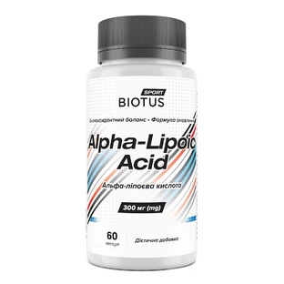 Альфа-ліпоєва кислота, Biotus, 60 капсул