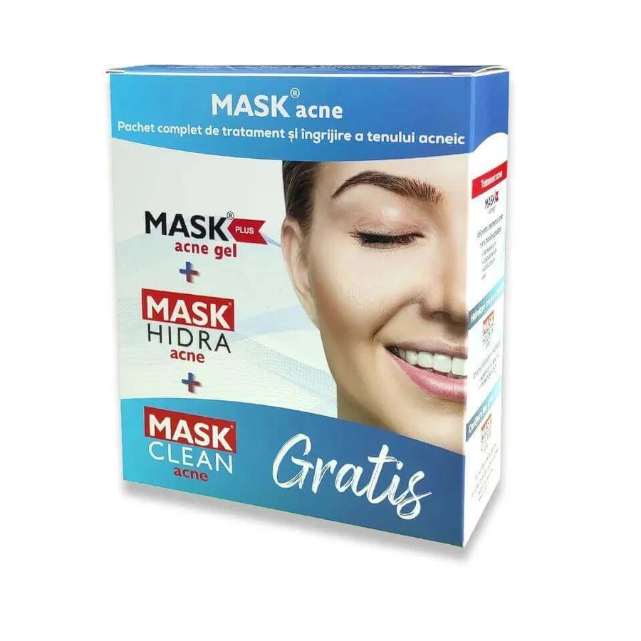 Маска Hidra Acne SPF 15 + Маска Плюс Гель + Маска Clean Acne, Solartium: цены и характеристики