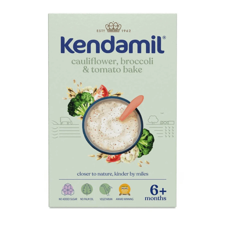 Kendamil Молочная каша, цветная капуста, брокколи и помидоры, после 6 месяцев, 150 г: цены и характеристики
