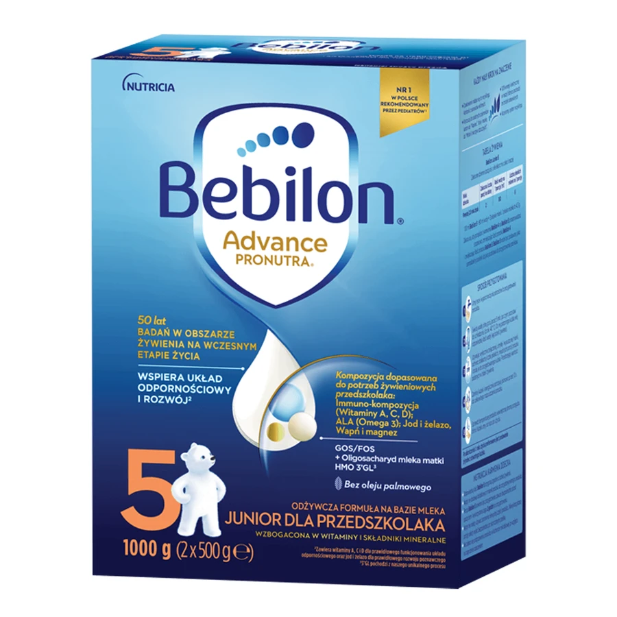 Bebilon Advance Pronutra 5 Junior, питательная молочная смесь, для дошкольника, 1000 г: цены и характеристики